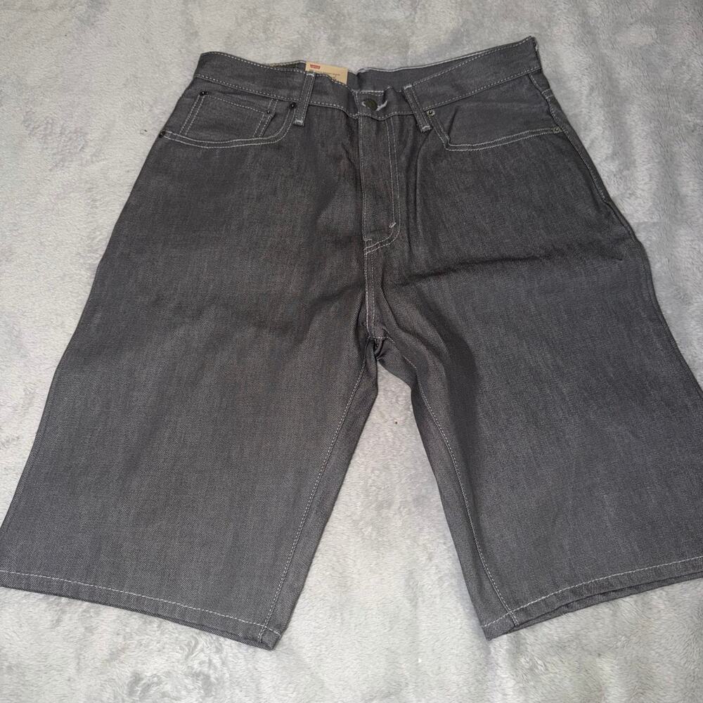 Levi’s 569 Loose Straight Gray Denim Shorts Men’s 32 W New with Tags